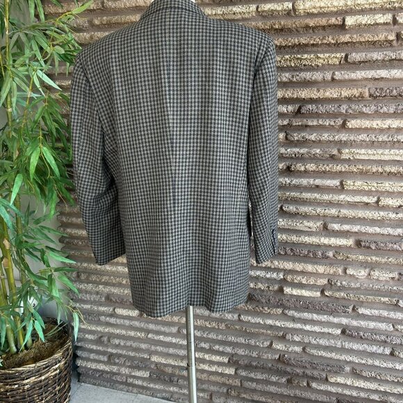 Joseph Abboud Men's 100% Wool Checkered Tweed Sport Coat Blazer Size 40R - Picture 12 of 14
